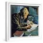 Many Years Later Darwin Wrote His Book the Origin of Species-null-Framed Giclee Print