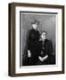 Manya Sklodowska (Marie Curi) and Her Sister Bronya (Seate), 1886-null-Framed Giclee Print