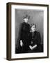 Manya Sklodowska (Marie Curi) and Her Sister Bronya (Seate), 1886-null-Framed Giclee Print