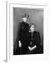 Manya Sklodowska (Marie Curi) and Her Sister Bronya (Seate), 1886-null-Framed Giclee Print