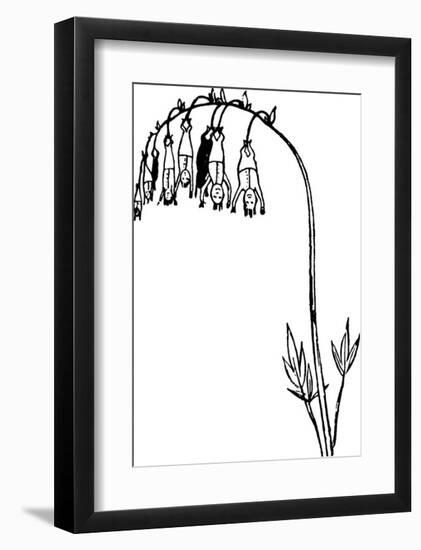 Manypeeplia Upsidownia-Edward Lear-Framed Premium Giclee Print