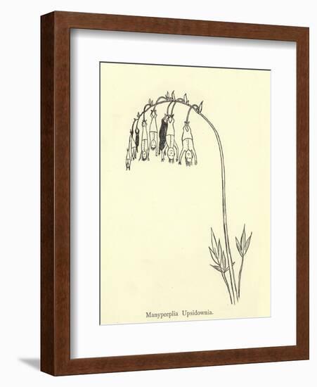 Manypeeplia Upsidownia-Edward Lear-Framed Giclee Print