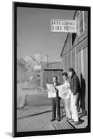 Manzanar Free Press-Ansel Adams-Mounted Art Print
