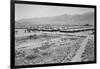 Manzanar from Guard Tower, Summer Heat-Ansel Adams-Framed Art Print