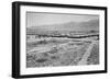 Manzanar from Guard Tower, Summer Heat-Ansel Adams-Framed Art Print