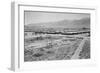 Manzanar from Guard Tower, Summer Heat-Ansel Adams-Framed Art Print