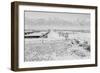 Manzanar Relocation Center from Guard Tower, view west , 1943-Ansel Adams-Framed Photographic Print