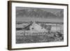 Manzanar Relocation Center from Tower-Ansel Adams-Framed Art Print