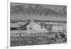 Manzanar Relocation Center from Tower-Ansel Adams-Framed Art Print