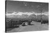 Manzanar Street Scene, Spring-Ansel Adams-Stretched Canvas