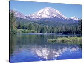 Manzanita Lake, Lassen Volcanic National Park, CA-Mark Gibson-Stretched Canvas