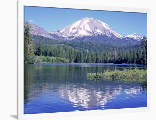 Manzanita Lake, Lassen Volcanic National Park, CA-Mark Gibson-Framed Photographic Print