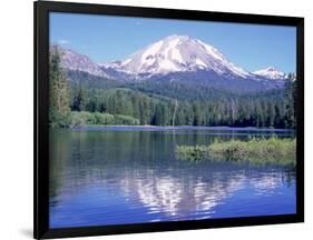 Manzanita Lake, Lassen Volcanic National Park, CA-Mark Gibson-Framed Photographic Print