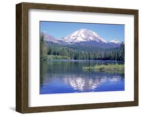 Manzanita Lake, Lassen Volcanic National Park, CA-Mark Gibson-Framed Photographic Print