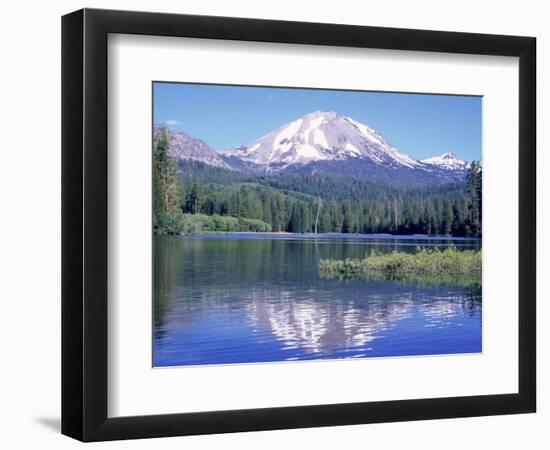 Manzanita Lake, Lassen Volcanic National Park, CA-Mark Gibson-Framed Photographic Print