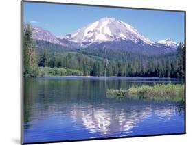 Manzanita Lake, Lassen Volcanic National Park, CA-Mark Gibson-Mounted Photographic Print