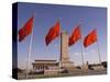 Mao Tse-Tung Memorial and Monument to the People's Heroes, Tiananmen Square, Beijing, China-Adam Tall-Stretched Canvas