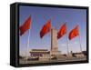 Mao Tse-Tung Memorial and Monument to the People's Heroes, Tiananmen Square, Beijing, China-Adam Tall-Framed Stretched Canvas