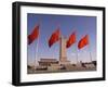 Mao Tse-Tung Memorial and Monument to the People's Heroes, Tiananmen Square, Beijing, China-Adam Tall-Framed Photographic Print