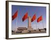 Mao Tse-Tung Memorial and Monument to the People's Heroes, Tiananmen Square, Beijing, China-Adam Tall-Framed Photographic Print