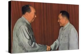 Mao Zedong and Deng Xiaoping, Chinese Communist Leaders, C1960S-null-Stretched Canvas