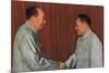 Mao Zedong and Deng Xiaoping, Chinese Communist Leaders, C1960S-null-Mounted Giclee Print