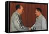 Mao Zedong and Deng Xiaoping, Chinese Communist Leaders, C1960S-null-Framed Stretched Canvas