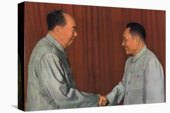 Mao Zedong and Deng Xiaoping, Chinese Communist Leaders, C1960S-null-Stretched Canvas