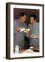 Mao Zedong and Zhou Enlai, Chinese Communist Leaders, C1950S-null-Framed Giclee Print
