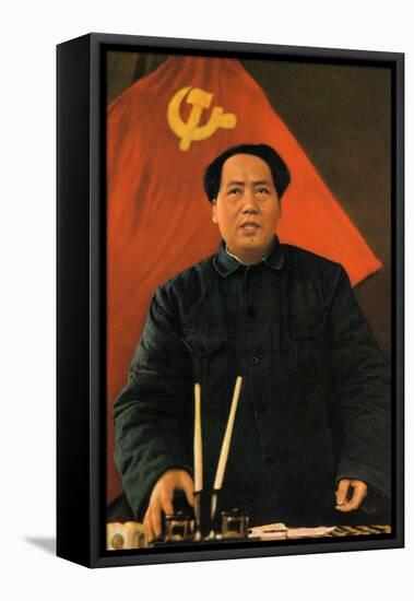 Mao Zedong, Chinese Communist Revolutionary and Leader, C1950S-C1960S-null-Framed Stretched Canvas