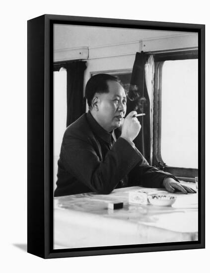 Mao Zedong, Chinese Communist Revolutionary and Leader, C1950S-null-Framed Stretched Canvas