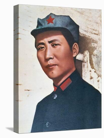 Mao Zedong in Northern Shensi, 1936-Chinese Photographer-Stretched Canvas