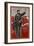 Mao Zedong Portrait, Chinese Woodblock Propaganda Poster-null-Framed Giclee Print