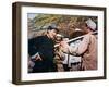 Mao Zedong Talking to Veterans of the 'Long March' at Yangchailing, Yenan, in 1937-Chinese Photographer-Framed Giclee Print