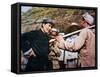 Mao Zedong Talking to Veterans of the 'Long March' at Yangchailing, Yenan, in 1937-Chinese Photographer-Framed Stretched Canvas