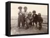 Maori Boys, Whakarewarewa, c.1910-Ralph Seldon-Framed Stretched Canvas