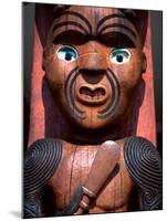 Maori Carving on Arataki Visitors Centre, Waitakere Ranges, Auckland-David Wall-Mounted Photographic Print