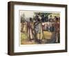 Maori Chiefs Recognise British Sovereignty by Signing the Treaty of Waitangi-A.d. Mccormick-Framed Art Print