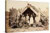 Maori Family, New Zealand, circa 1880s-New Zealander Photographer-Stretched Canvas