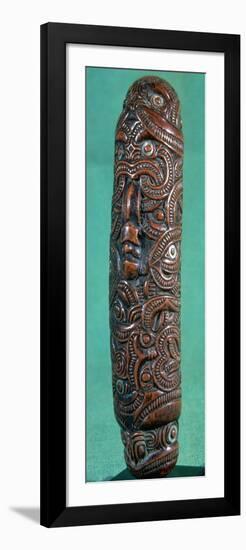 Maori Flute (Koaua), New Zealand-null-Framed Giclee Print