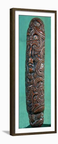 Maori Flute (Koaua), New Zealand-null-Framed Premium Giclee Print