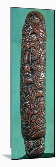 Maori Flute (Koaua), New Zealand-null-Mounted Premium Giclee Print