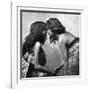 Maori Girls Rubbing Noses, C1920-null-Framed Giclee Print