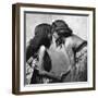 Maori Girls Rubbing Noses, C1920-null-Framed Giclee Print