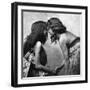 Maori Girls Rubbing Noses, C1920-null-Framed Giclee Print