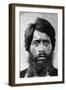 Maori Man with Facial 'te Moko' Tattoo, 1860-G. W. Bishop-Framed Photographic Print