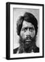 Maori Man with Facial 'te Moko' Tattoo, 1860-G. W. Bishop-Framed Photographic Print