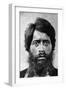 Maori Man with Facial 'te Moko' Tattoo, 1860-G. W. Bishop-Framed Photographic Print