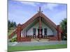 Maori Marae, or Meeting House, at Putiki, North Island, New Zealand-Robert Francis-Mounted Photographic Print