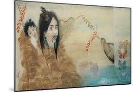 Maori Mother and Child, 2015-Susan Adams-Mounted Giclee Print
